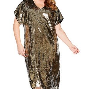 Tracy Ellis Ross Sequin Dress (Plus Size)